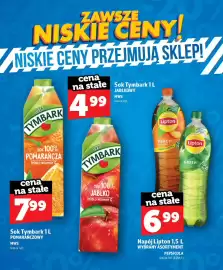 Topaz gazetka Strona 55: Sok Tymbark jabłkowy €4,99, Sok Tymbark pomarańczowy €7,99
