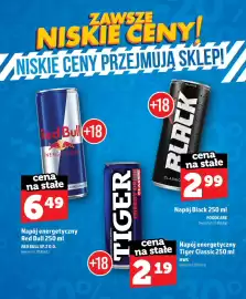 Topaz gazetka Strona 57: Napój energetyczny Red Bull €6,49, Napój energetyczny Tiger Classic €2,19