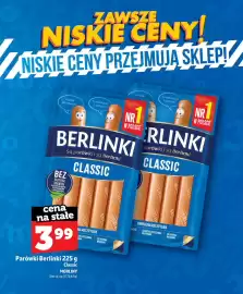 Topaz gazetka Strona 6: Parówki Berlinki Classic €3,99