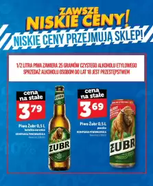 Topaz gazetka Strona 60: Piwo Żubr €3,79