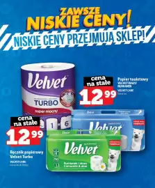 Topaz gazetka Strona 72: Papier toaletowy Velvet biały €12,99, Ręcznik papierowy Velvet Turbo €12,99