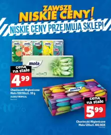 Topaz gazetka Strona 82: Chusteczki higieniczne Mola 10-pak aloes €4,99, Chusteczki higieniczne Mola Big Box €5,99