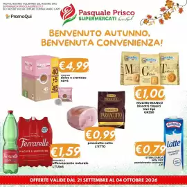 Volantino Supermercati Pasquale Prisco Pagina 1: Sterilgarda latte UHT parzialmente scremato €0,79
