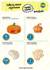 Tedi gazetka Strona 2: Zestaw klocków w wzorze Pumpkin Spice €45,00, Szczotka do włosów w wzorze Pumpkin Spice €9,50