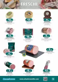 Volantino Altasfera Pagina 12: Prosciutto Cotto Intero Alta Sfera €4,69, La BLU di Felsineo Mortadella Bologna €5,89