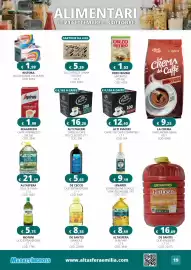 Volantino Altasfera Pagina 19: Alti Piaceri Caffè €16,20, Isnardi extravergine guasco €9,19