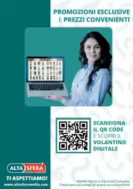 Volantino Altasfera Pagina 3: 3 ALIMENTARI ALIMENTARI 9 82 PROMOZIONI ESCLUSIVE E PREZZI CONVENIENTI 25 ALTA SFERA CASH and