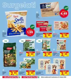 Volantino Eurospar Pagina 10: PataSnella Casalinghe con Buccia Pizzoli €1,99, Funghi misti con porcini Despar €2,99