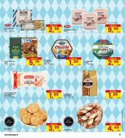 Volantino Eurospar Pagina 17: Stinco del birraio Recla €5,79, Obazda Tradizionale con Cipollotto €1,99