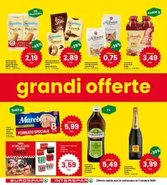 Volantino Eurospar Pagina 2: Olio Extra Vergine di oliva estratto a freddo Farchioni €5,49