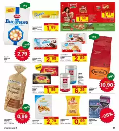 Volantino Eurospar Pagina 27: Tè Lipton Discovery assortito €1,99, Illy Caffè €6,29