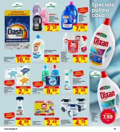 Volantino Eurospar Pagina 33: Additivo igienizzante Omino Bianco €3,99, Anticalcare Calgon €8,90