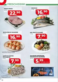 Volantino Coop Master Alleanza 3.0 | Ipercoop Pagina 13: Involtino di salmone €16,90, Ricciole €16,90