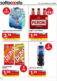 Volantino Coop Master Alleanza 3.0 | Ipercoop Pagina 7: Birra Peroni €1,89, Acqua naturale Rocchetta €2,39