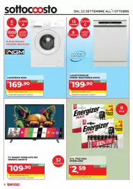 Volantino Coop Master Alleanza 3.0 | Ipercoop Pagina 9: Pile max energizer €2,59, Lavastoviglie DSDW-1302/1308LE Daya €199,90