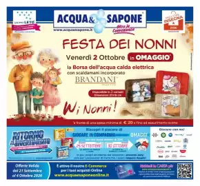 Volantino Acqua & Sapone Pagina 1: GRUPPO LETO Da oggi ancora più GRANDI, ancora più CONVENIENTI! Offerte valide in tutta la