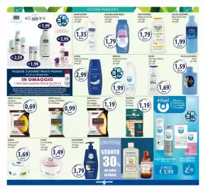 Volantino Acqua & Sapone Pagina 6: Bagnoschiuma Mantovani €1,35, Felce Azzurra Bagnoschiuma Classico €1,99