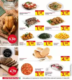 Volantino Interspar Pagina 12: Polpette di carne con Montasio D.O.P. €2,29, Pane con 5 semi e lievito madre* €4,79