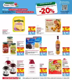 Volantino Interspar Pagina 22: Budino Cameo €1,03, Whisky Scotch Grant's €9,99