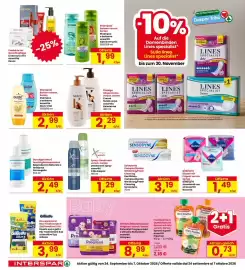 Volantino Interspar Pagina 30: Spray-Deodorant X Me Despar €1,29, Duschgel natur/feuchtigkeitsspendend €2,49