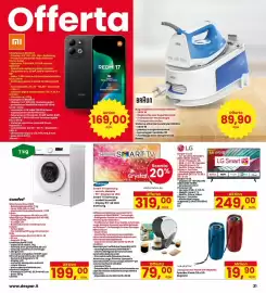 Volantino Interspar Pagina 31: Lavabiancheria Comfee CFE10 €199,00, Smart TV Samsung €319,00