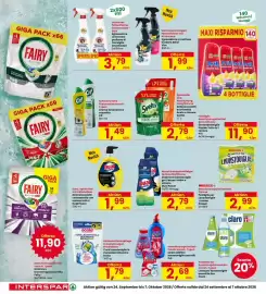Volantino Interspar Pagina 36: Detergente lavastoviglie gel Dual Power €2,79, Sgrassatore universale Chanteclair €3,79