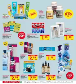 Volantino Interspar Pagina 38: Profumo per ambienti assortito Proair €6,99, Diffusore con oli essenziali Air Wick €7,99
