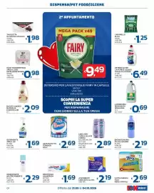 Volantino Ok Market Pagina 7: Bagnoschiuma Felce Azzurra €2,19, Bucato liquido Marsiglia Chanteclair €2,09