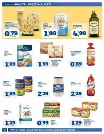 Volantino Sigma Pagina 12: Garofalo pasta di semola €0,79, Mulino Bianco Piadelle €1,59