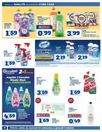 Volantino Sigma Pagina 18: Sigma Detersivo Piatti Concentrato €0,99, Ajax spray sgrassatore €1,59