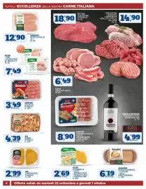 Volantino Sigma Pagina 4: Amadori petto di pollo €12,90, Martini Salsiccia di Pollo €3,49