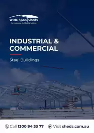 Wide Span Sheds catalogue Page 1