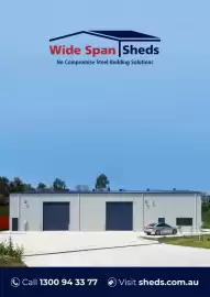 Wide Span Sheds catalogue Page 20