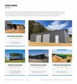 Wide Span Sheds catalogue Page 9