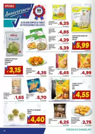 Volantino Vivo Supermercati Pagina 10: Cordon bleu AIA €6,45, Focaccia romanaccia classica villa €1,65