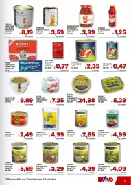 Volantino Vivo Supermercati Pagina 19: Tonno O.S. Porticello €4,99, Crema di carciofi Bonetto €4,39