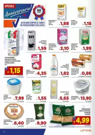 Volantino Vivo Supermercati Pagina 2: Latte Barista Parmalat Zymil €1,82, Preparato da montare zuccherato Halta €2,10