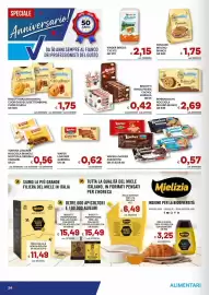 Volantino Vivo Supermercati Pagina 24: Wafer Loacker assortito €0,57, Biscotti Ringo Pavesi €0,42