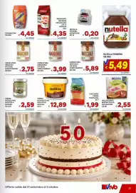 Volantino Vivo Supermercati Pagina 31: Crema pura nocciole Ita 100% Eurocompany €5,89, Zucchero di Canna Demerara €1,99