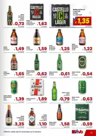 Volantino Vivo Supermercati Pagina 35: Birra Ichnusa €1,89, Birra Gosser Radler €0,61