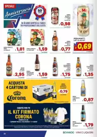 Volantino Vivo Supermercati Pagina 36: Birra Moretti bott. €0,77, Birra Schneider Aventinus €1,75