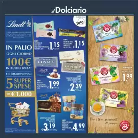 Volantino Deco Iperstore Pagina 16: Lindt crema spalmabile fondente €4,99, Lindt Tavoletta di cioccolato linea classica €3,19