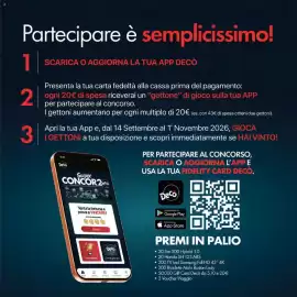 Volantino Deco Iperstore Pagina 3: 11 Partecipare è semplicissimo! 1 SCARICA O AGGIORNA LA TUA APP DECÒ Presenta la tua