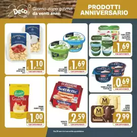 Volantino Deco Iperstore Pagina 5: Deco 2006 2026 Giorno dopo giorno da venti anni. PRODOTTI ANNIVERSARIO i Granclassic FINI
