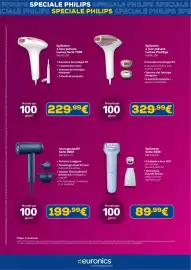 Volantino Euronics Pagina 6: Asciugacapelli Serie 8000 €199,99, Epilatore Serie 8000 Philips €89,99