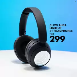 Ackermans catalogue week 39 Page 5: GLOW AURA LIGHTUP BT HEADPHONES €299,00