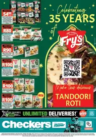Checkers catalogue Page 1: Fry's Frozen Plant-Based Sizzlers/Homestyle/Smash Burgers/Pieces/Strips/Pea Protein Mince €54,99