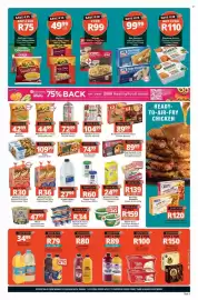 Checkers catalogue Page 3: Ola Rich 'n Creamy Ice Cream €100,00, Rainbow Simply Chicken Polony €72,99