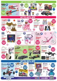 ToysRUs catalogue Page 2: Baby Bella 30cm Doll With Car Seat €199,90, Reggies Princess 12" Balance Bike €499,90