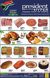 President Hyper catalogue week 39 Page 4: Black Forest Cake €99,99, President's Choice Cottage Pie €89,99